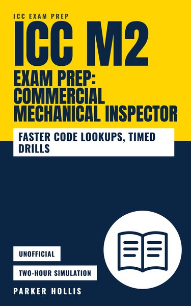 ICC M2 Exam Prep: Commercial Mechanical Inspector book cover